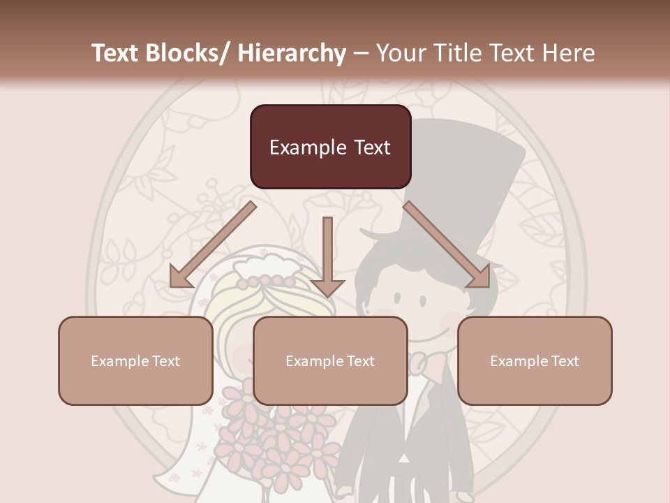 Rose Front Bridal PowerPoint Template