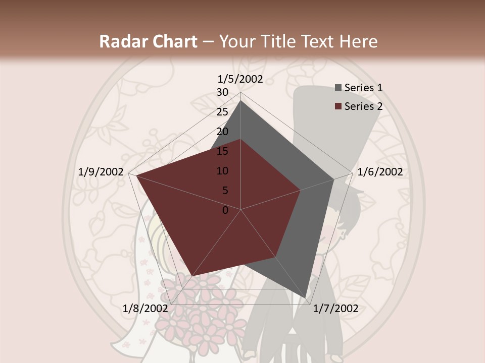 Rose Front Bridal PowerPoint Template