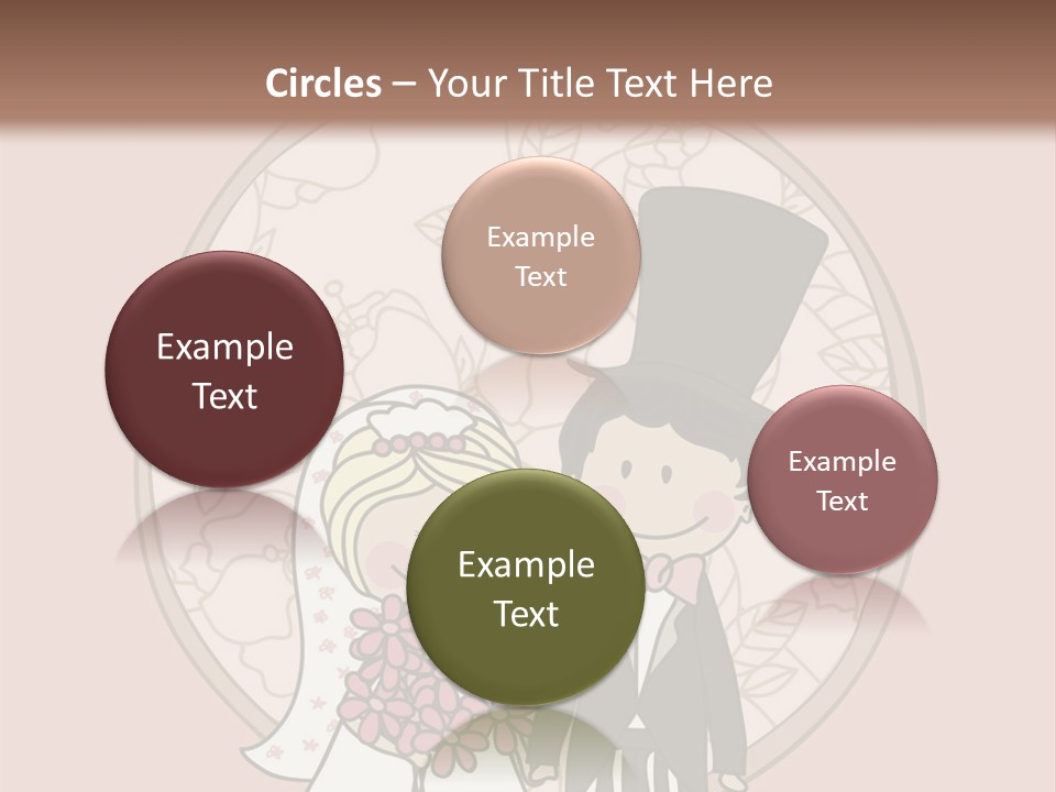 Rose Front Bridal PowerPoint Template