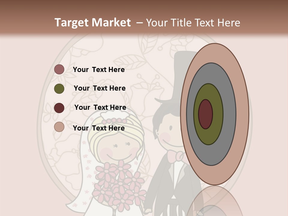 Rose Front Bridal PowerPoint Template