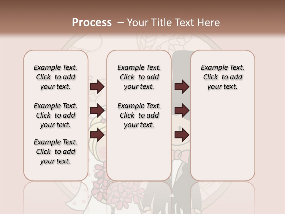 Rose Front Bridal PowerPoint Template