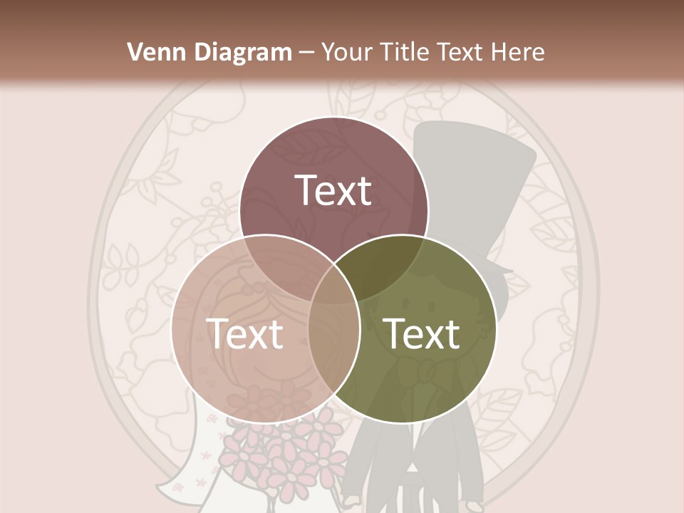 Rose Front Bridal PowerPoint Template