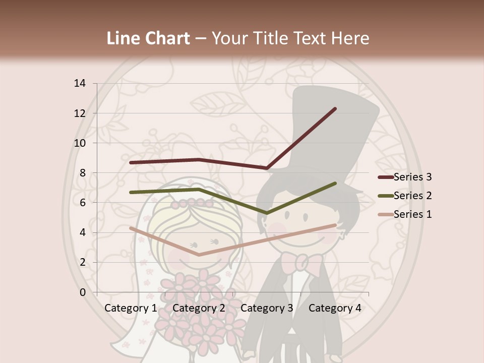 Rose Front Bridal PowerPoint Template