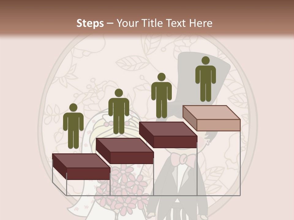 Rose Front Bridal PowerPoint Template