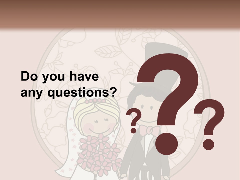 Rose Front Bridal PowerPoint Template