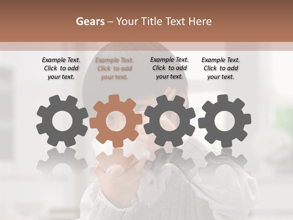 Dining Face Kitchen PowerPoint Template