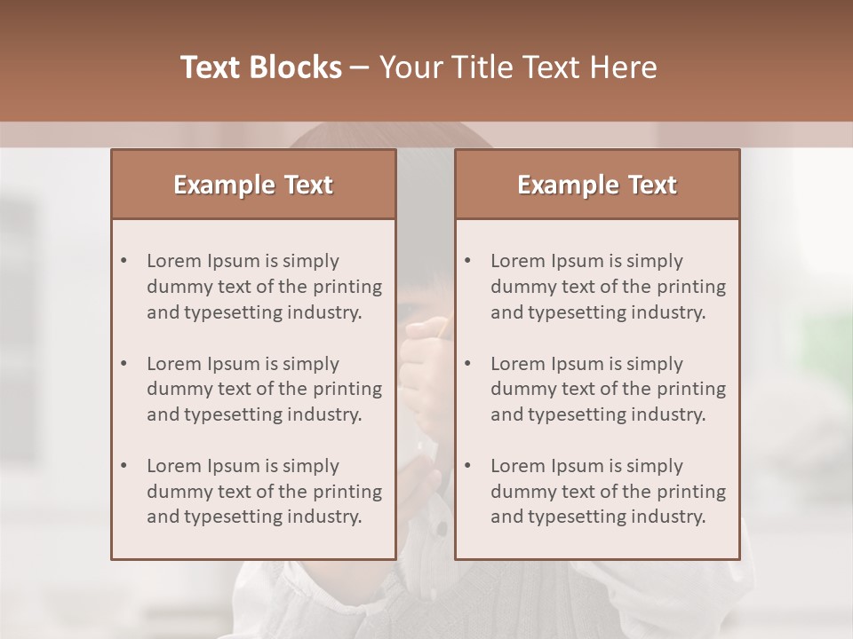 Dining Face Kitchen PowerPoint Template