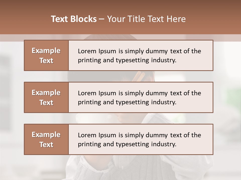 Dining Face Kitchen PowerPoint Template