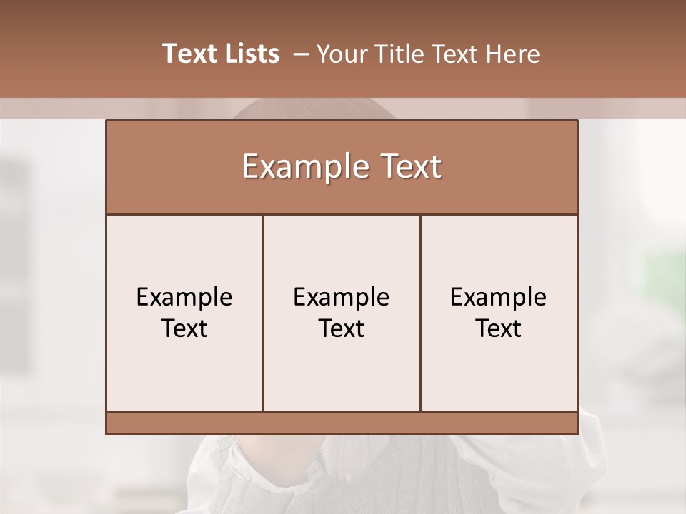 Dining Face Kitchen PowerPoint Template