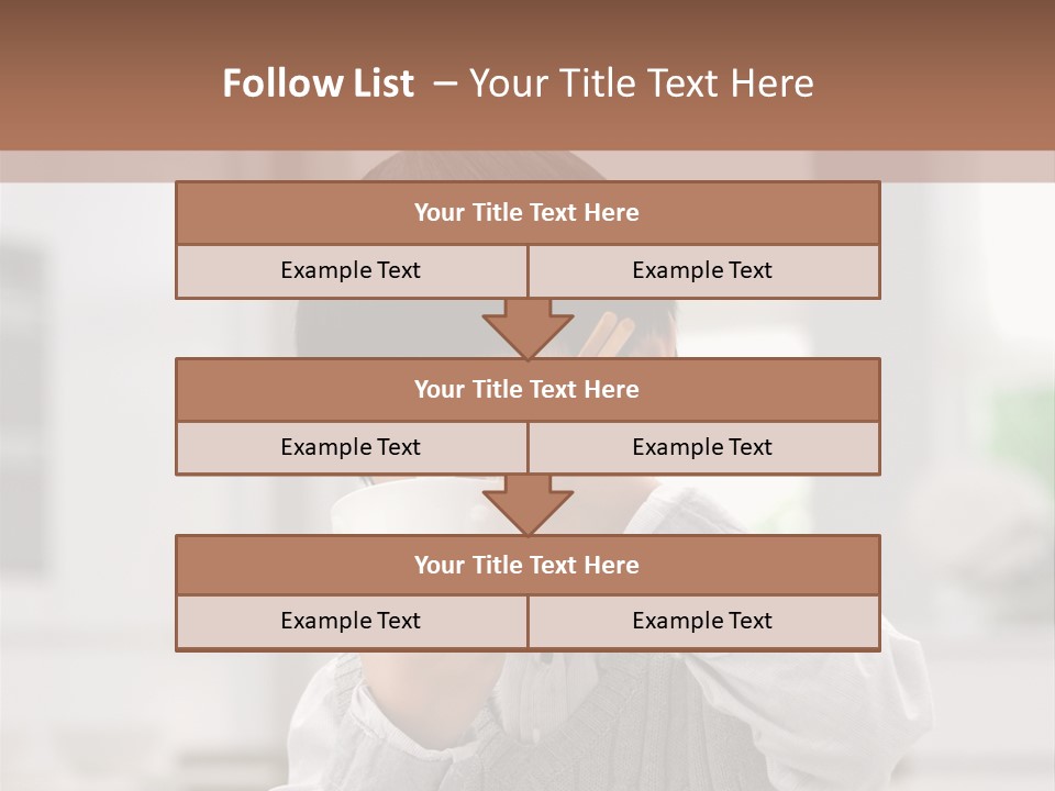 Dining Face Kitchen PowerPoint Template