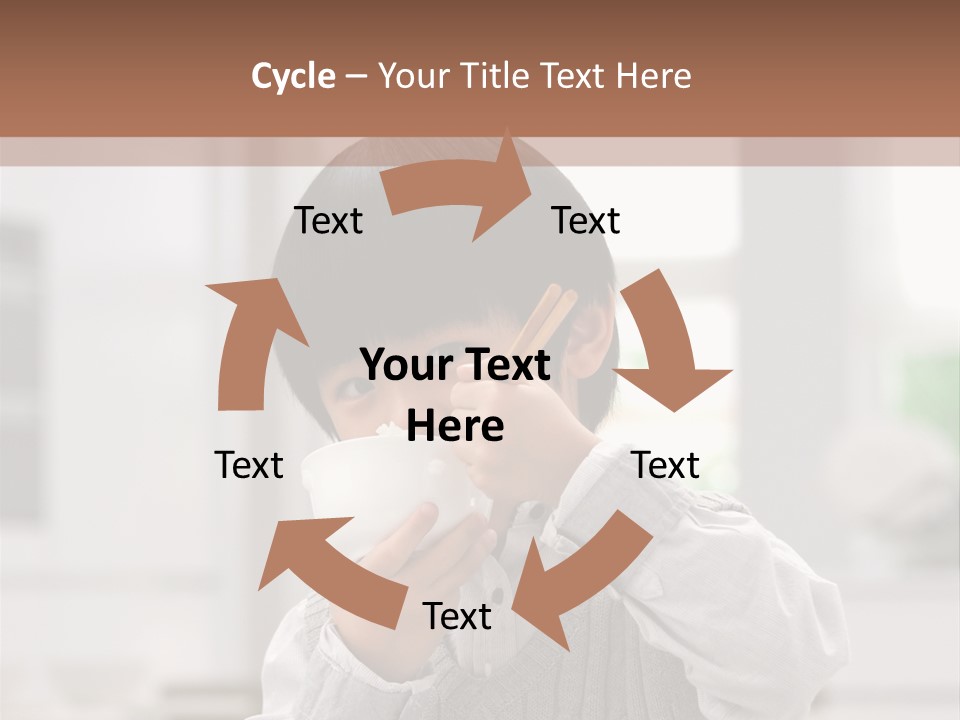 Dining Face Kitchen PowerPoint Template