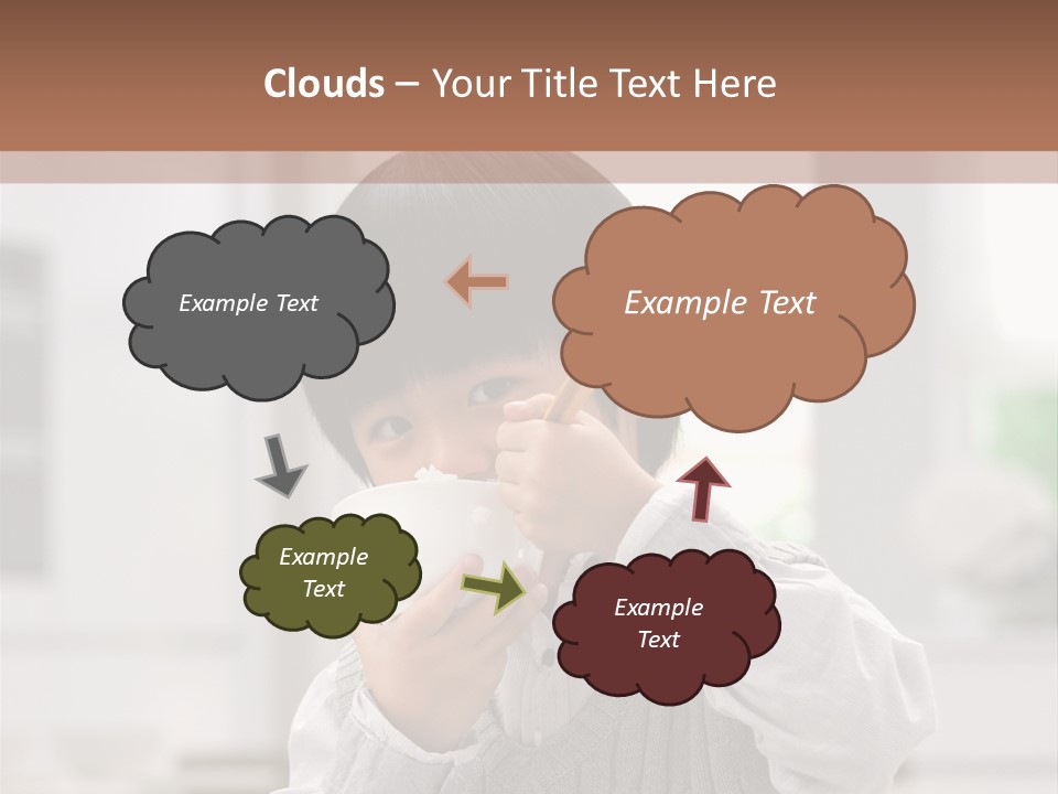 Dining Face Kitchen PowerPoint Template