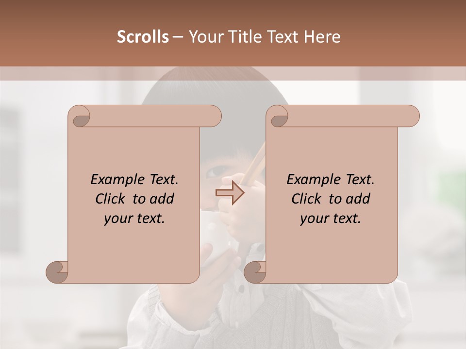 Dining Face Kitchen PowerPoint Template