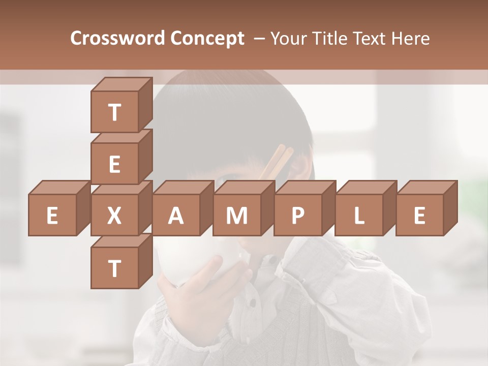 Dining Face Kitchen PowerPoint Template