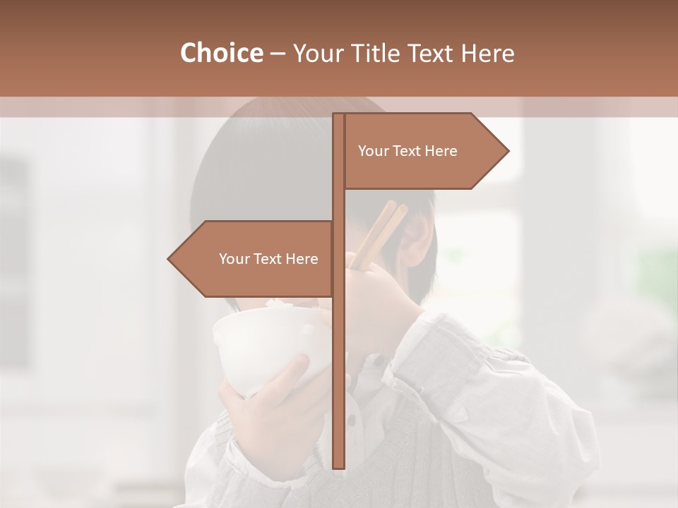 Dining Face Kitchen PowerPoint Template