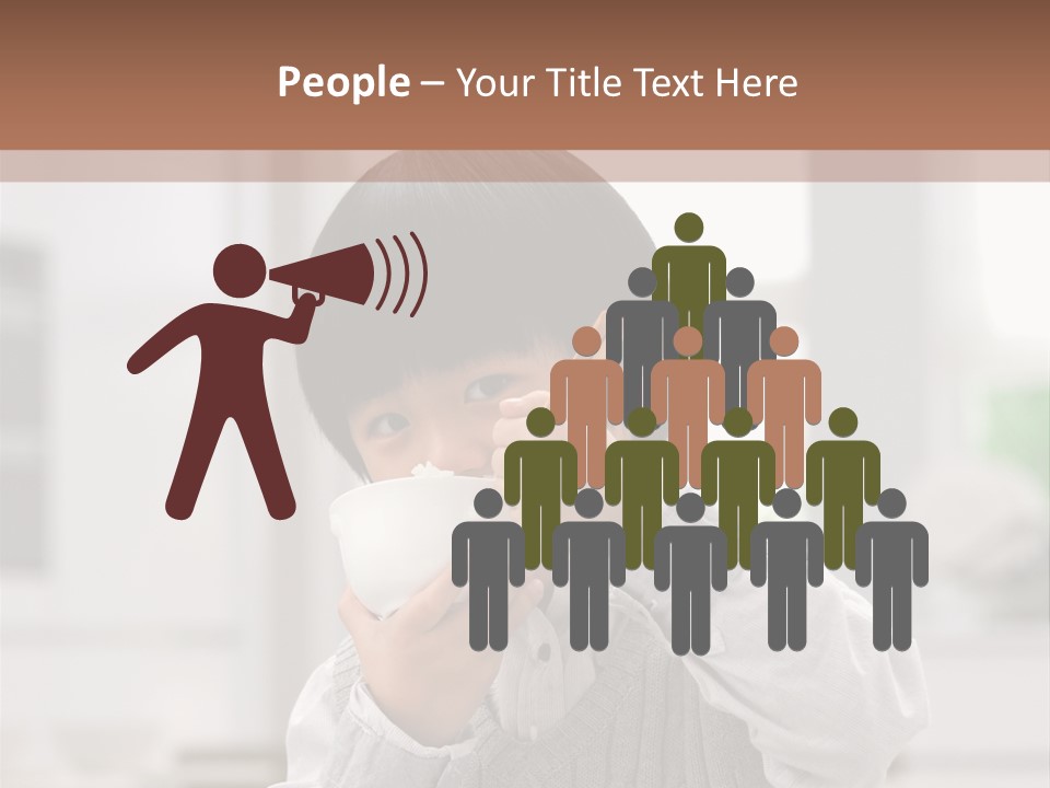 Dining Face Kitchen PowerPoint Template