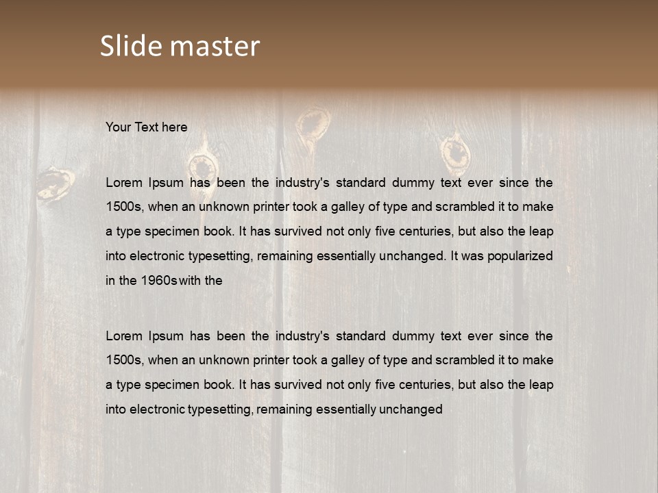 Parallel Paint Rot PowerPoint Template