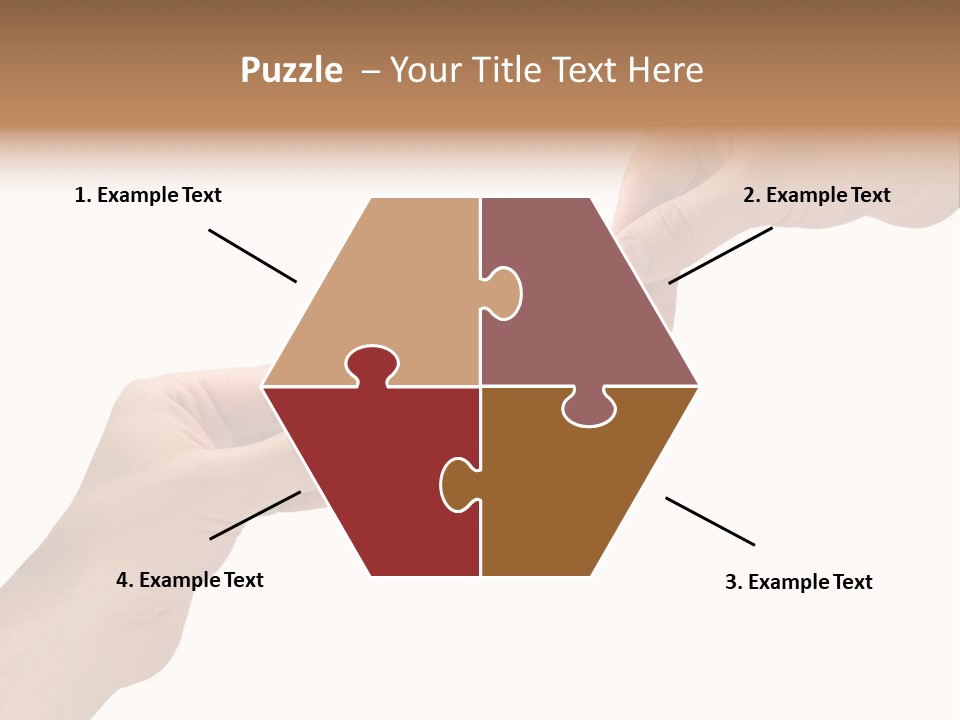Individuality Togetherness Piece PowerPoint Template