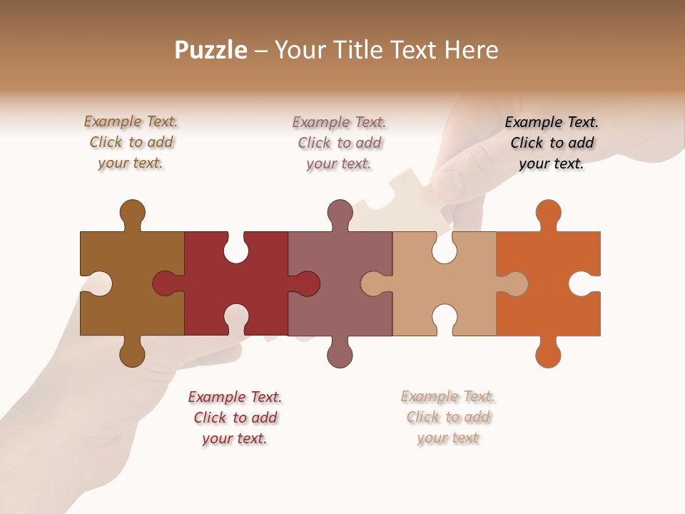 Individuality Togetherness Piece PowerPoint Template