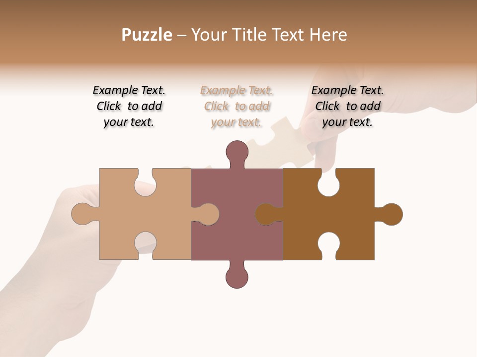 Individuality Togetherness Piece PowerPoint Template