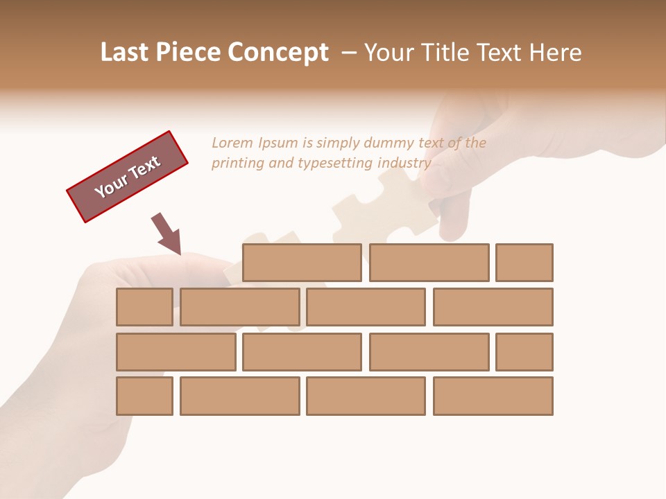 Individuality Togetherness Piece PowerPoint Template