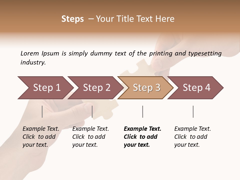 Individuality Togetherness Piece PowerPoint Template