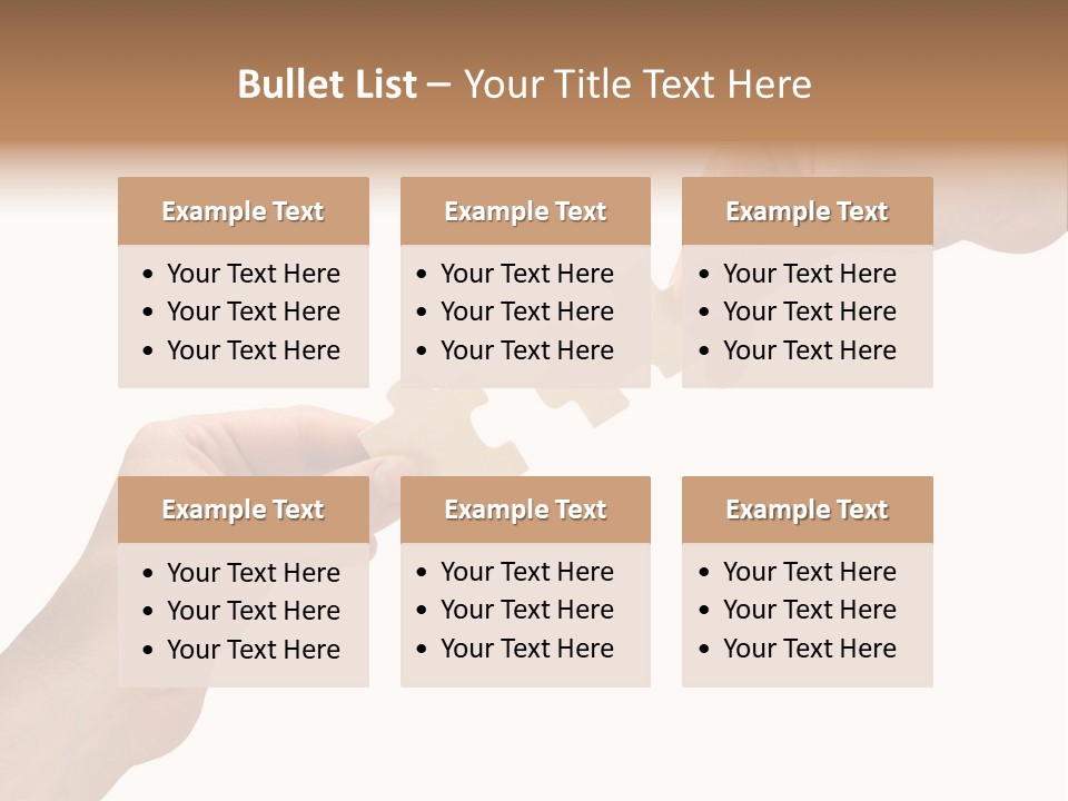 Individuality Togetherness Piece PowerPoint Template