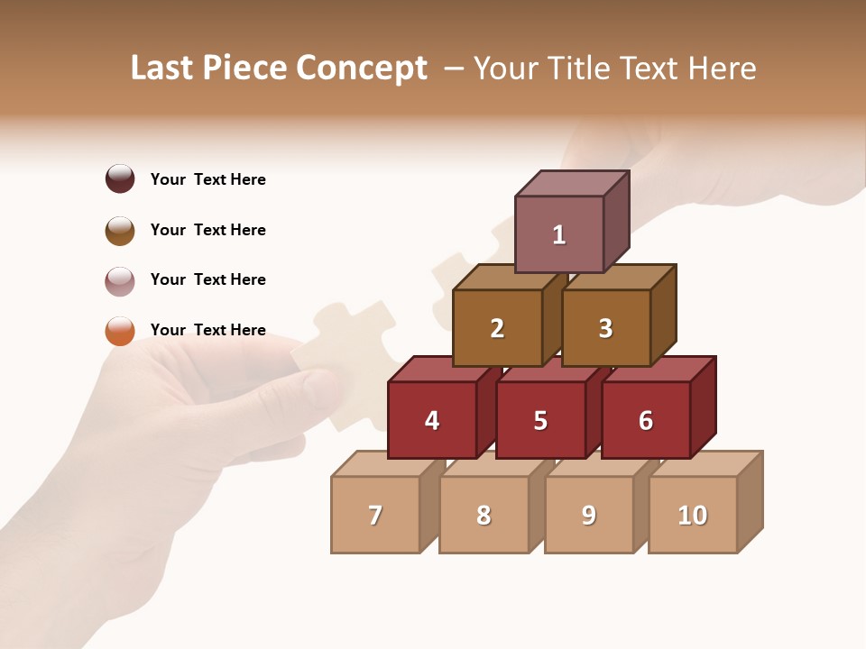 Individuality Togetherness Piece PowerPoint Template