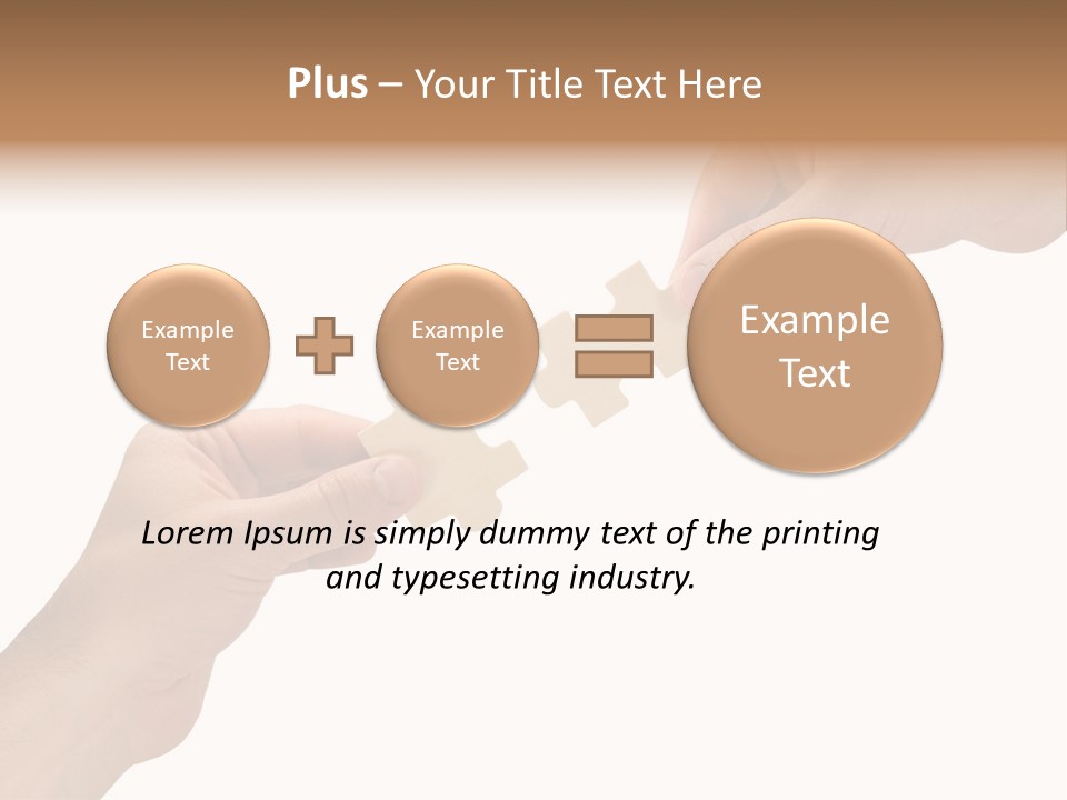 Individuality Togetherness Piece PowerPoint Template