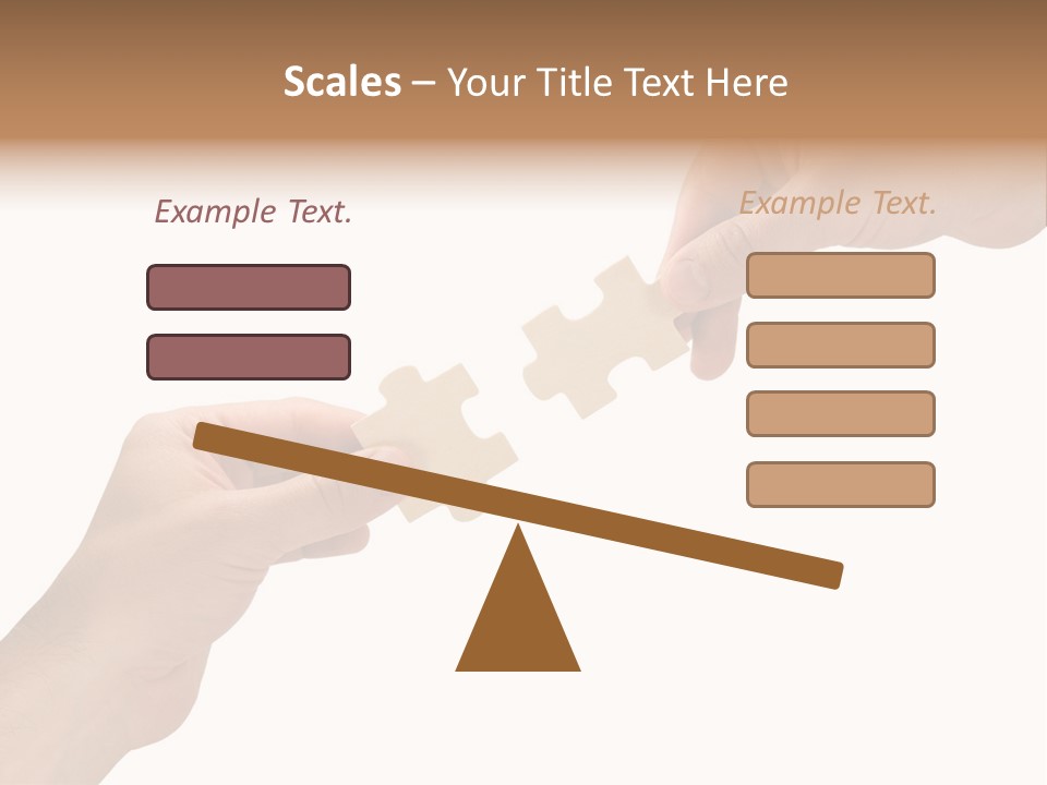 Individuality Togetherness Piece PowerPoint Template