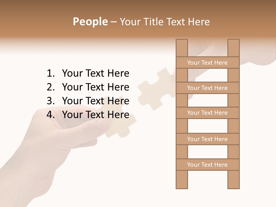 Individuality Togetherness Piece PowerPoint Template