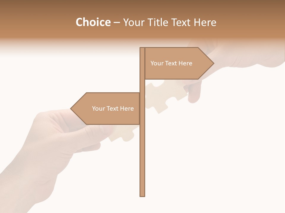 Individuality Togetherness Piece PowerPoint Template