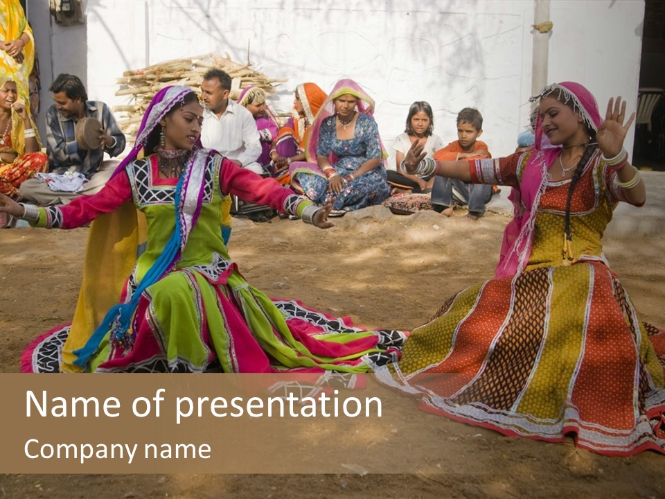 Person Jaipur Entertain PowerPoint Template