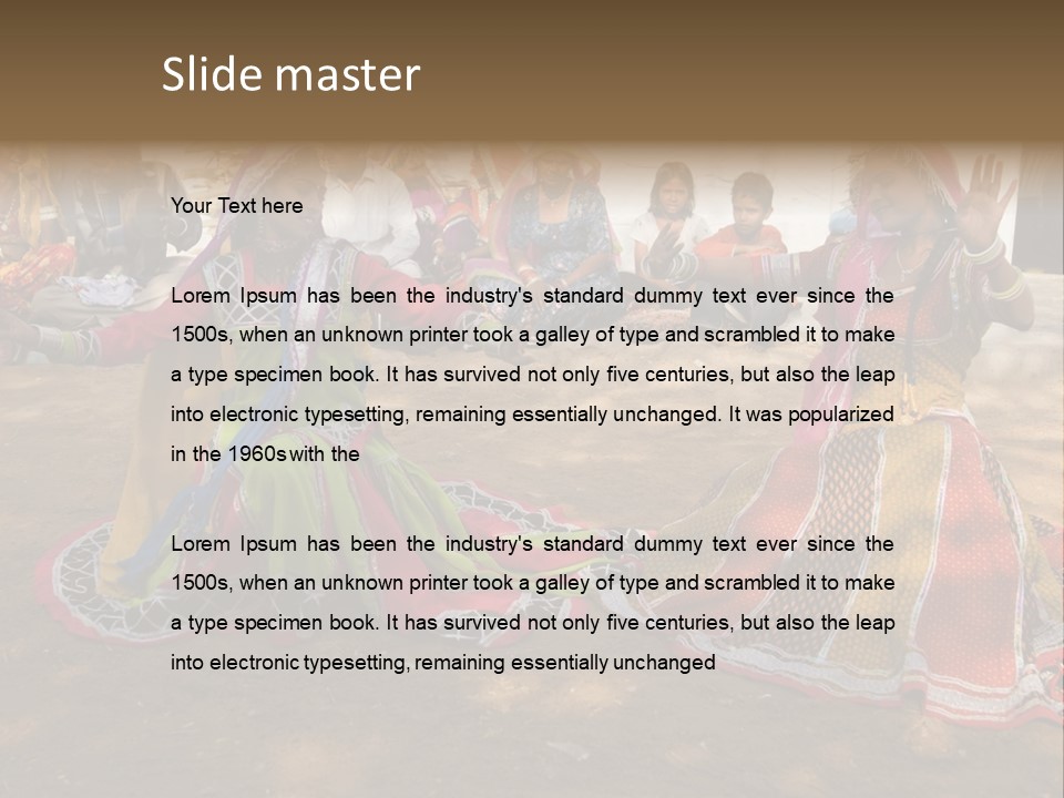 Person Jaipur Entertain PowerPoint Template