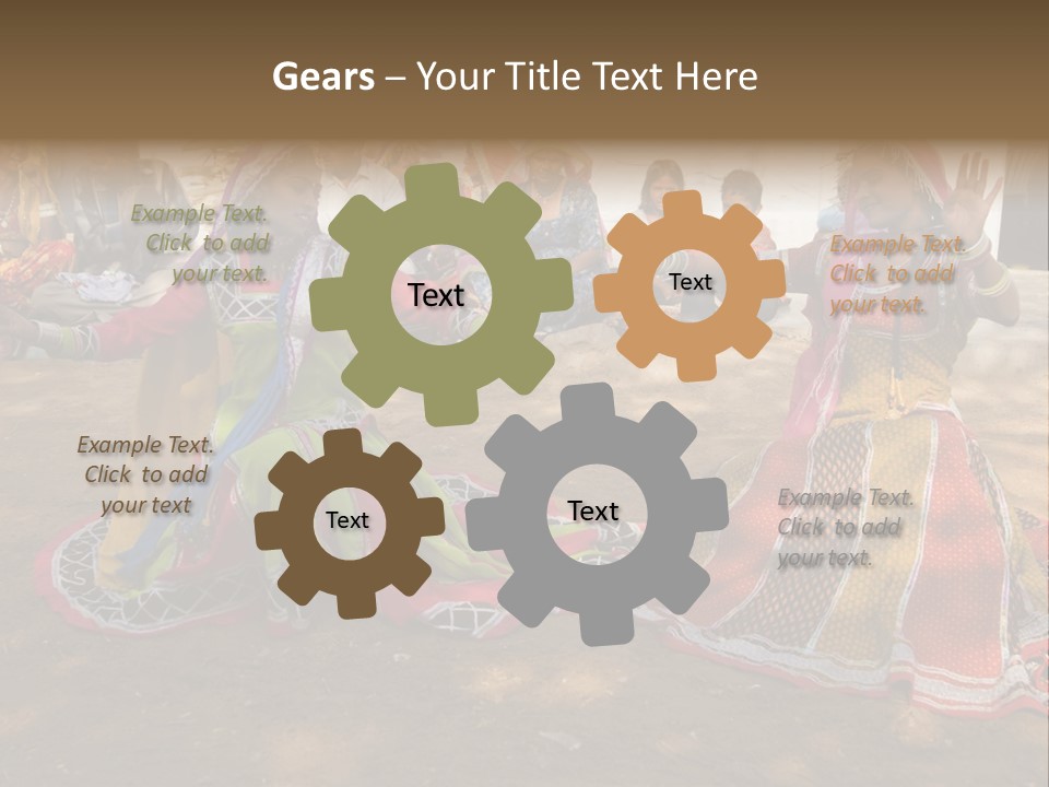 Person Jaipur Entertain PowerPoint Template