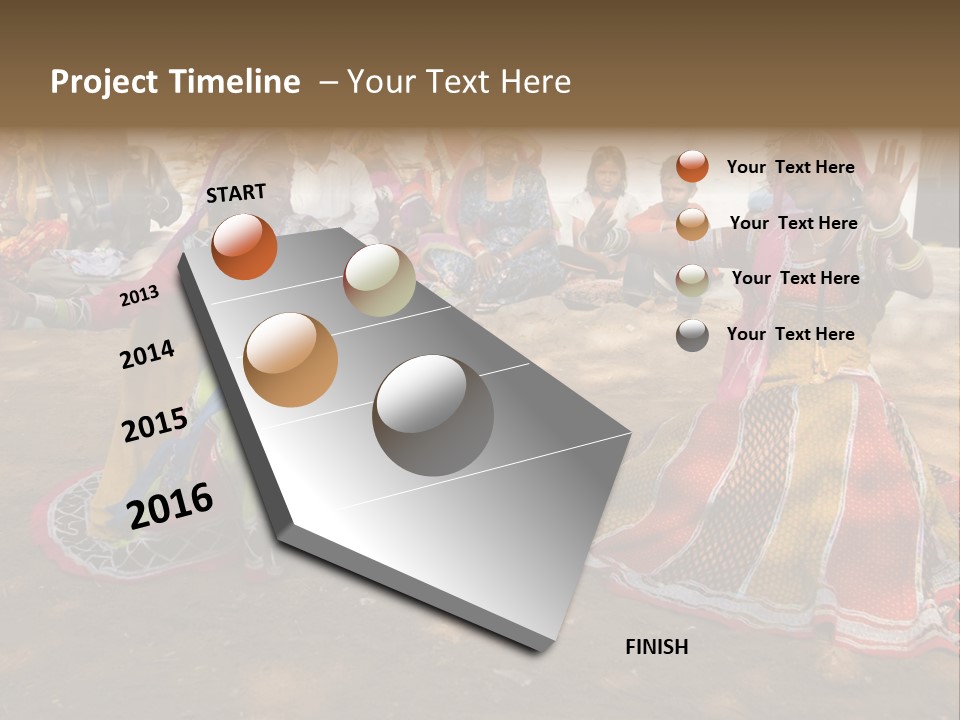 Person Jaipur Entertain PowerPoint Template