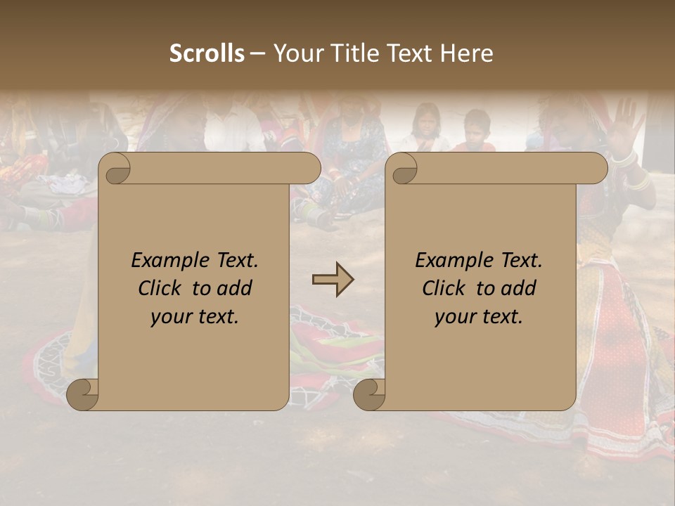 Person Jaipur Entertain PowerPoint Template