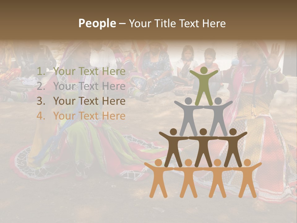 Person Jaipur Entertain PowerPoint Template