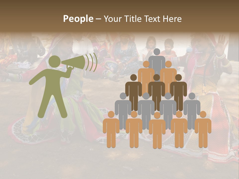 Person Jaipur Entertain PowerPoint Template