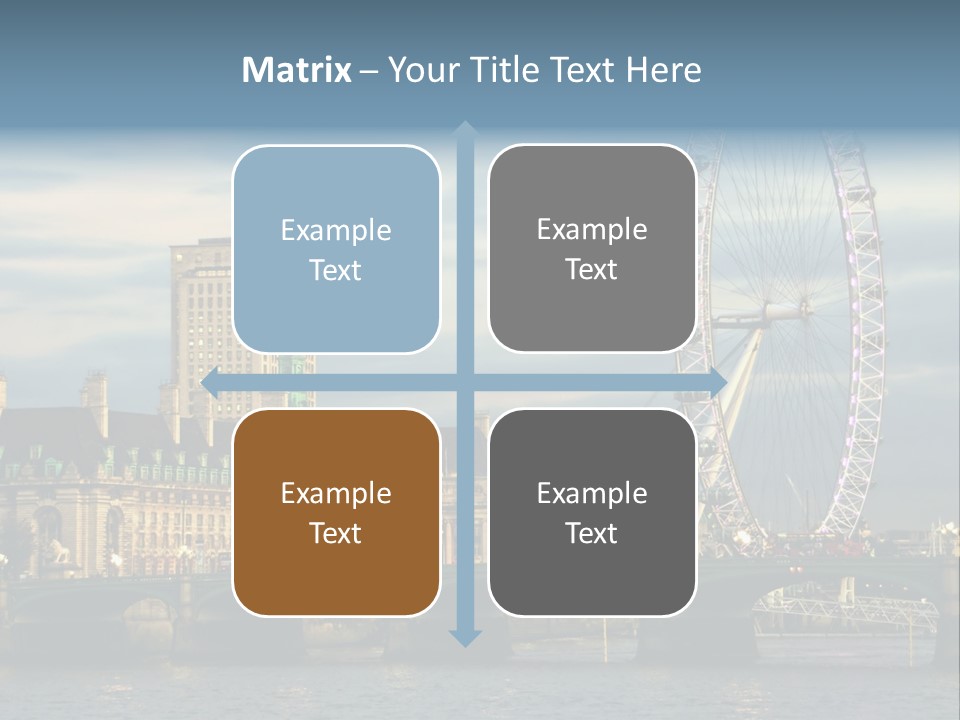 Landmark Thames England PowerPoint Template