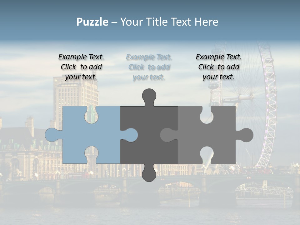 Landmark Thames England PowerPoint Template