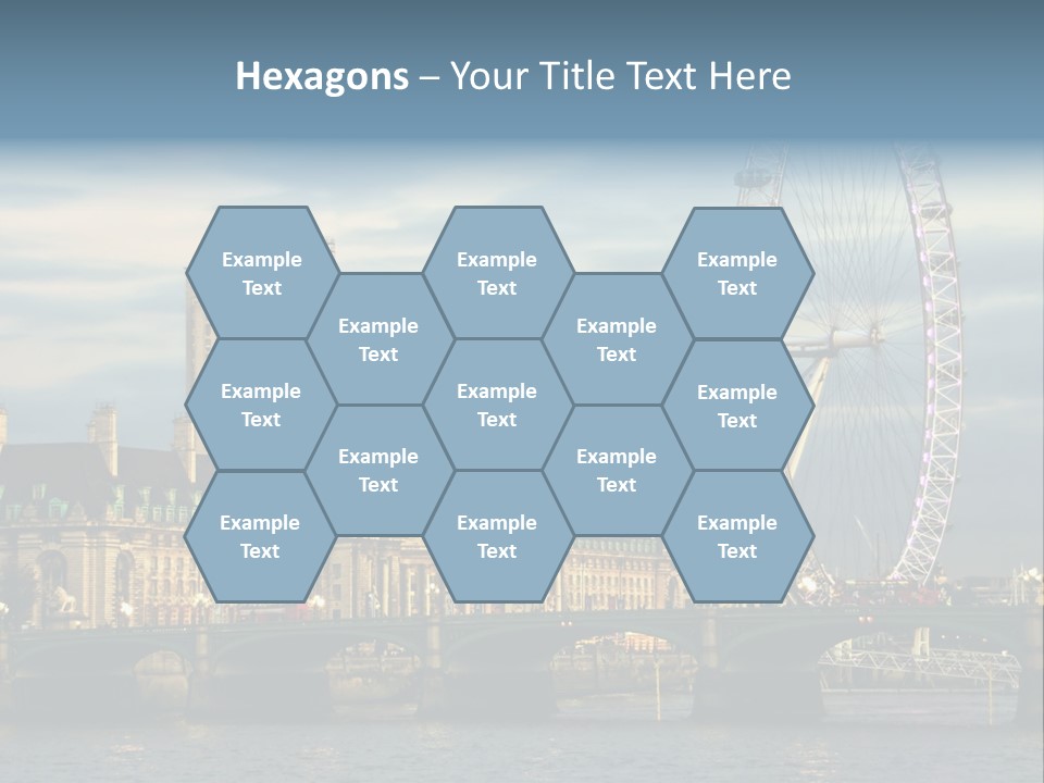 Landmark Thames England PowerPoint Template