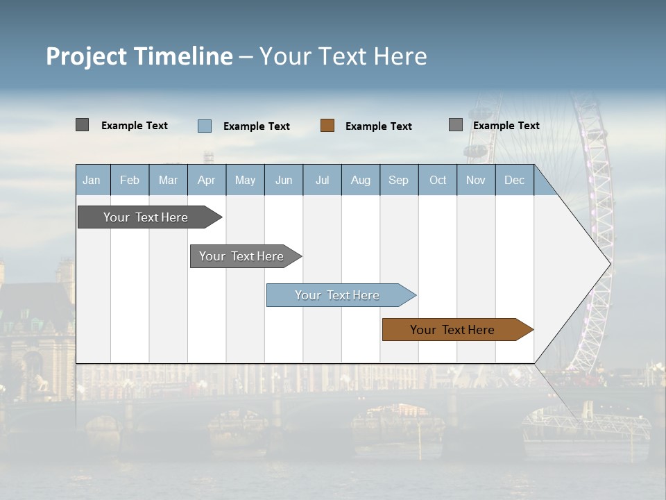 Landmark Thames England PowerPoint Template