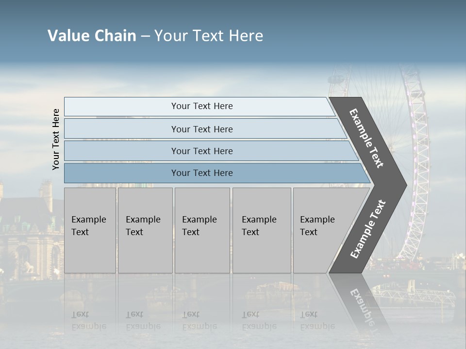 Landmark Thames England PowerPoint Template
