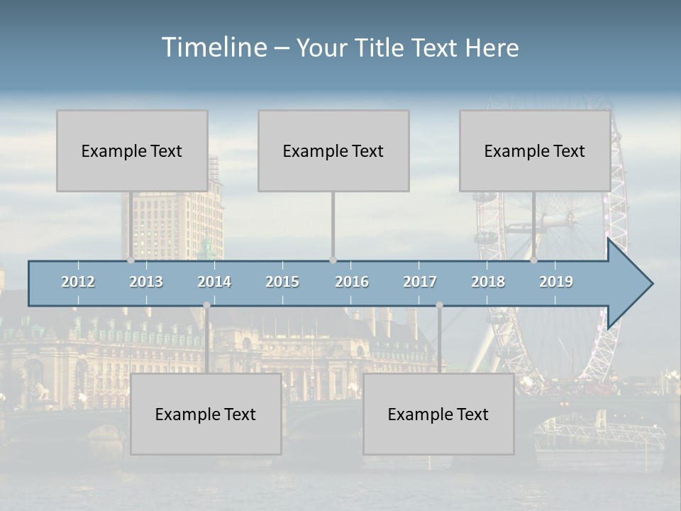 Landmark Thames England PowerPoint Template