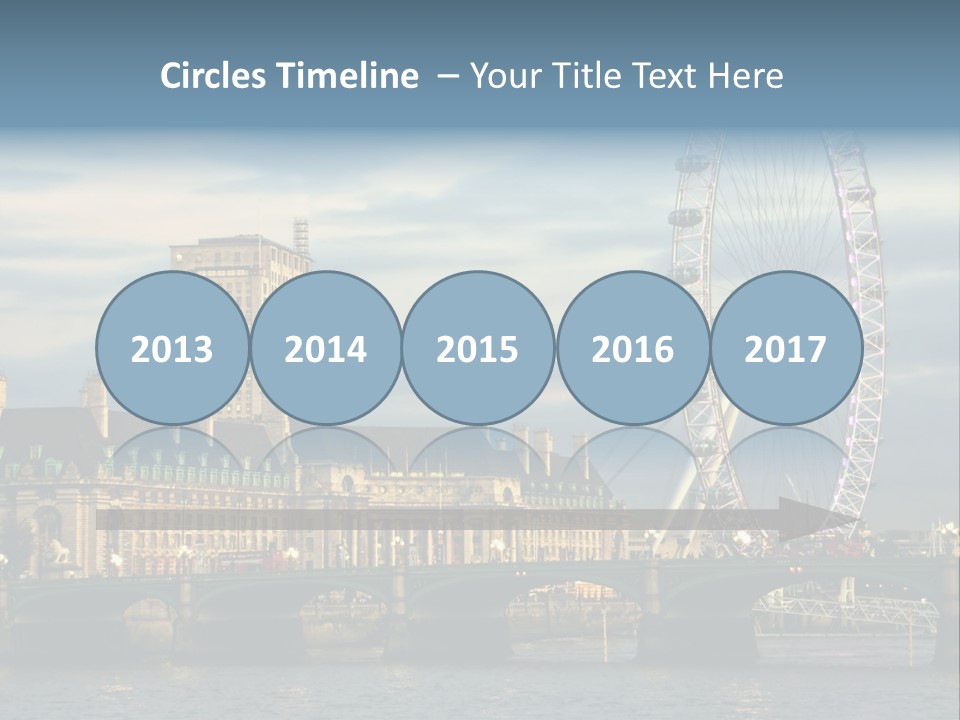 Landmark Thames England PowerPoint Template