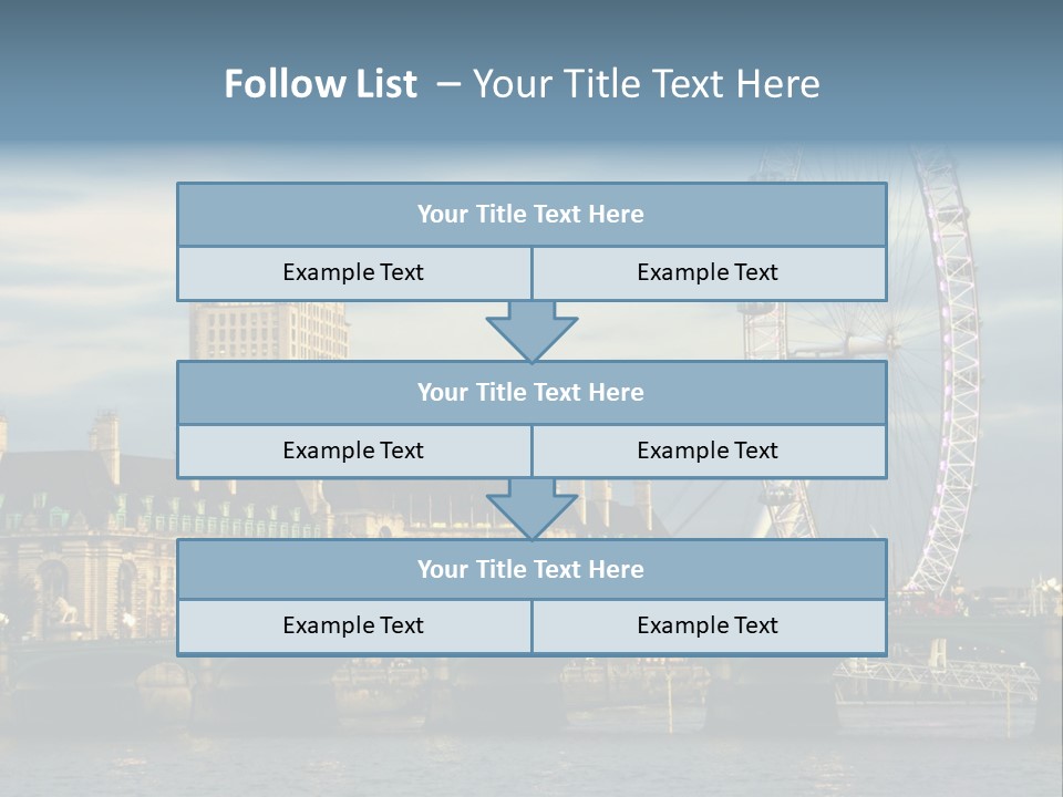 Landmark Thames England PowerPoint Template