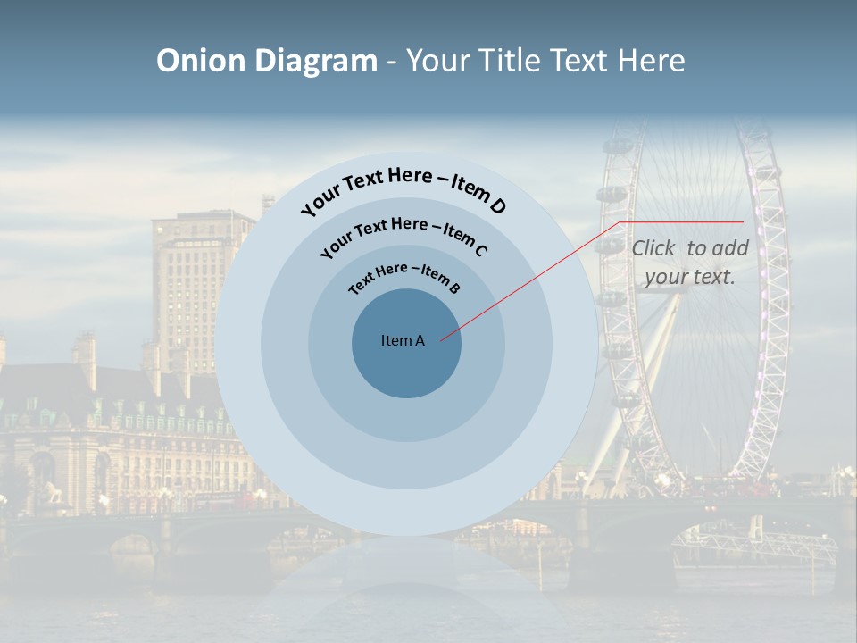 Landmark Thames England PowerPoint Template