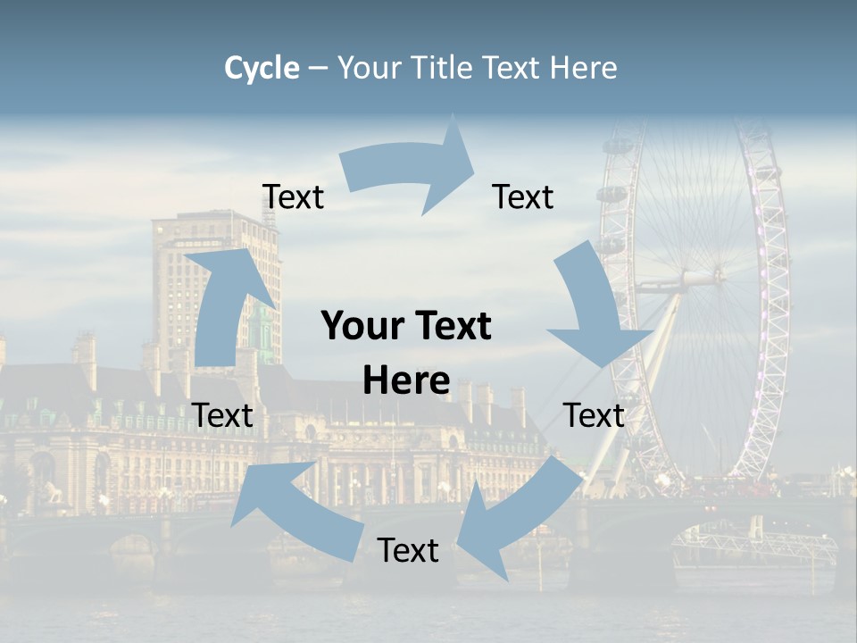 Landmark Thames England PowerPoint Template