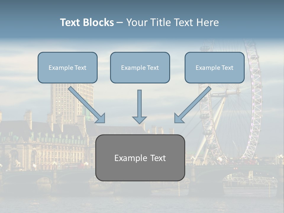 Landmark Thames England PowerPoint Template